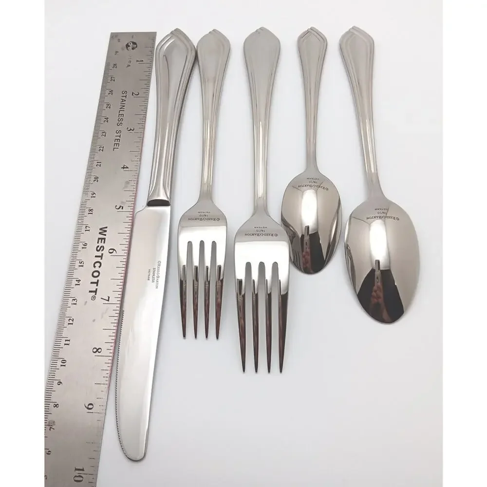 Reed & Barton Brookhaven 5 Piece Place Set 18/10 Stainless Flatware Vietnam